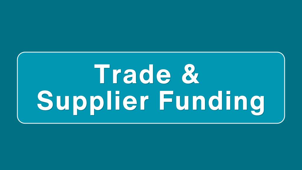 Trade & Supplier Funding