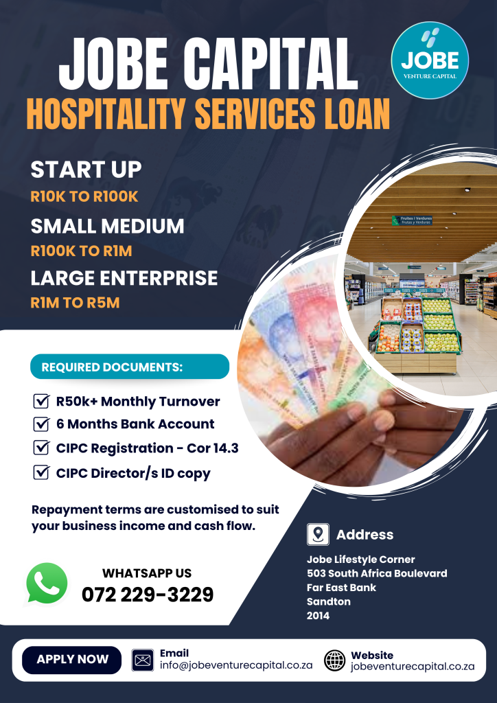 Jobe Capital Hospitality Services Loan