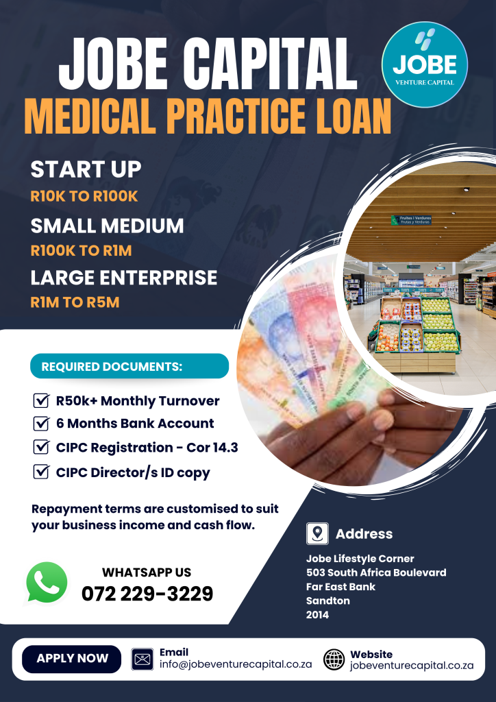 Jobe Capital Medical Practice Loan